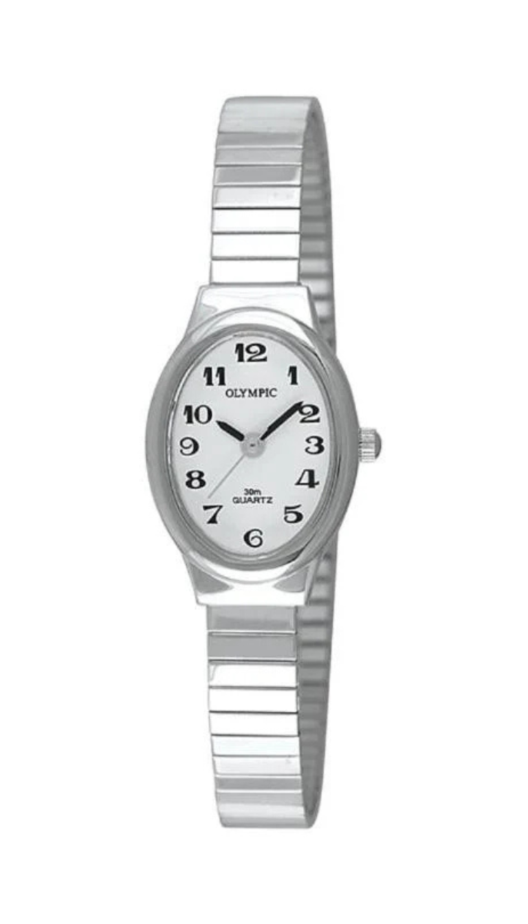 Olympic Ladies Everyday Classic Oval Case with Expanding Band