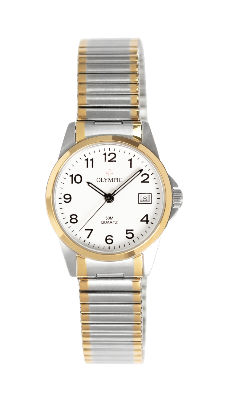 Olympic Ladies Everyday Classic Bi-tone with Expanding Band