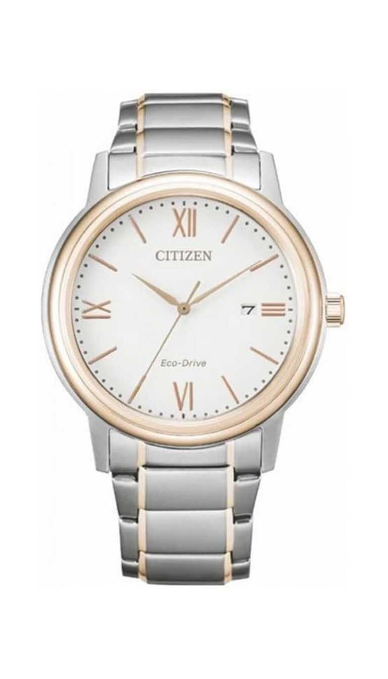 Citizen Gents Eco-Drive Stainless Steel White Dial
