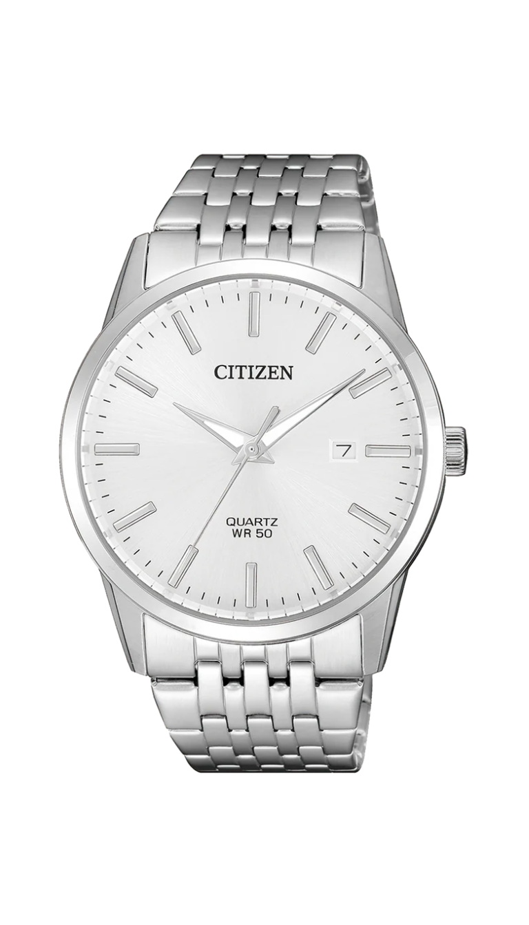 Citizen Gents Quartz Stainless Steel White Dial