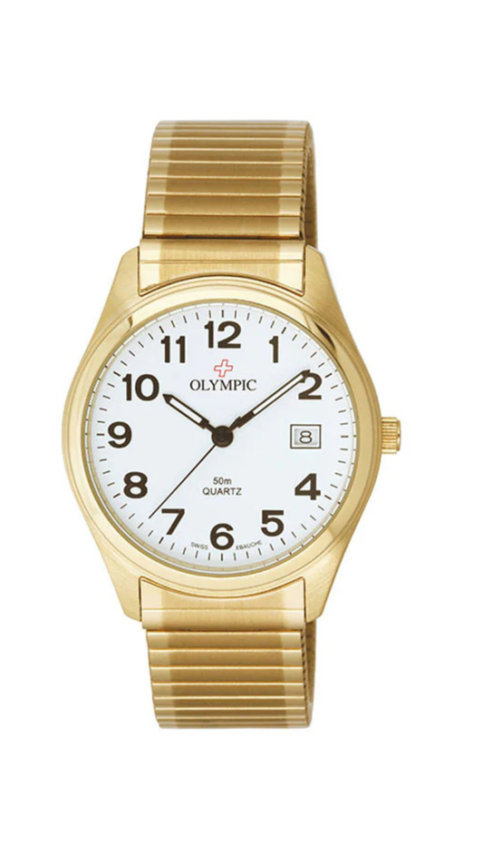 Olympic Gents Everyday Classic with Expanding Band (gold)
