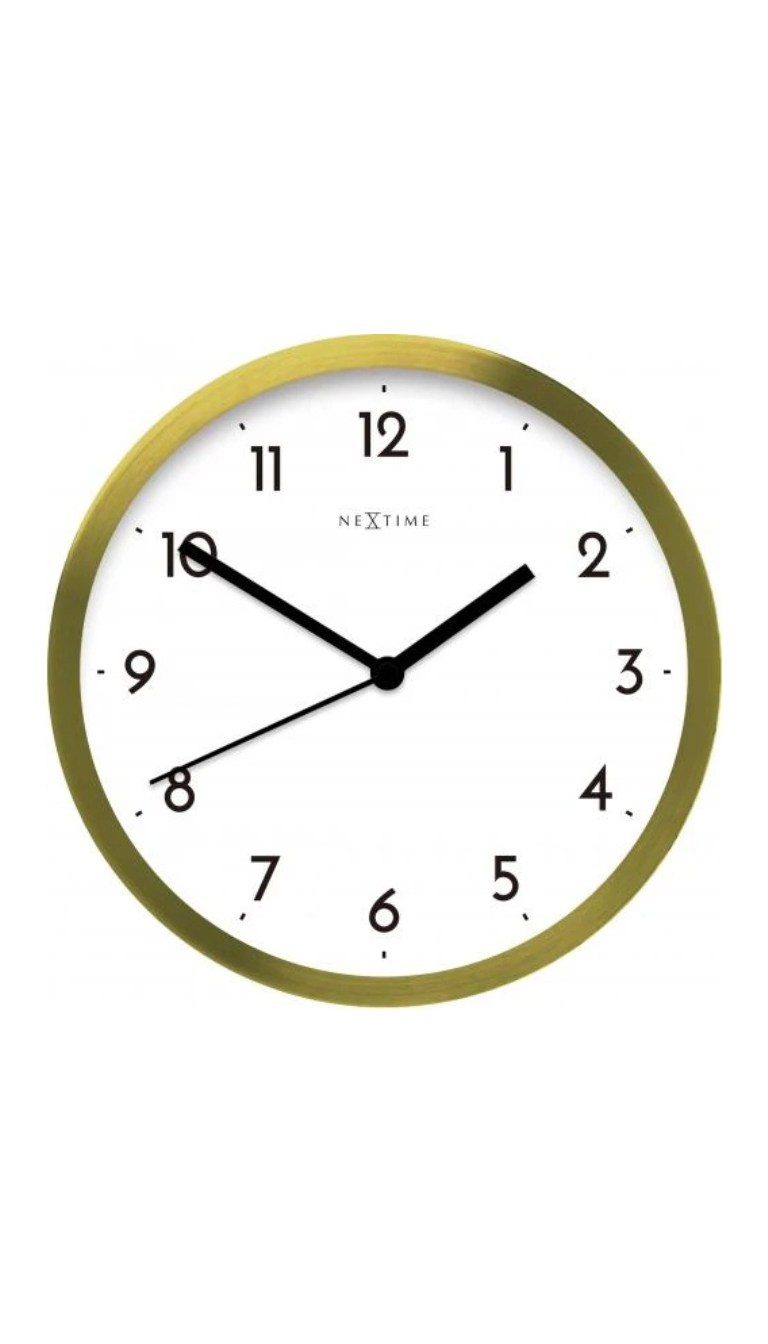 NeXtime Arabic Gold Clock