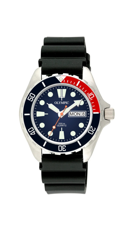 Olympic Gents Classic Dive Watch Blue Dial
