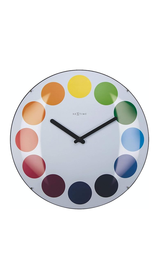 NeXtime Dots Dome White Clock