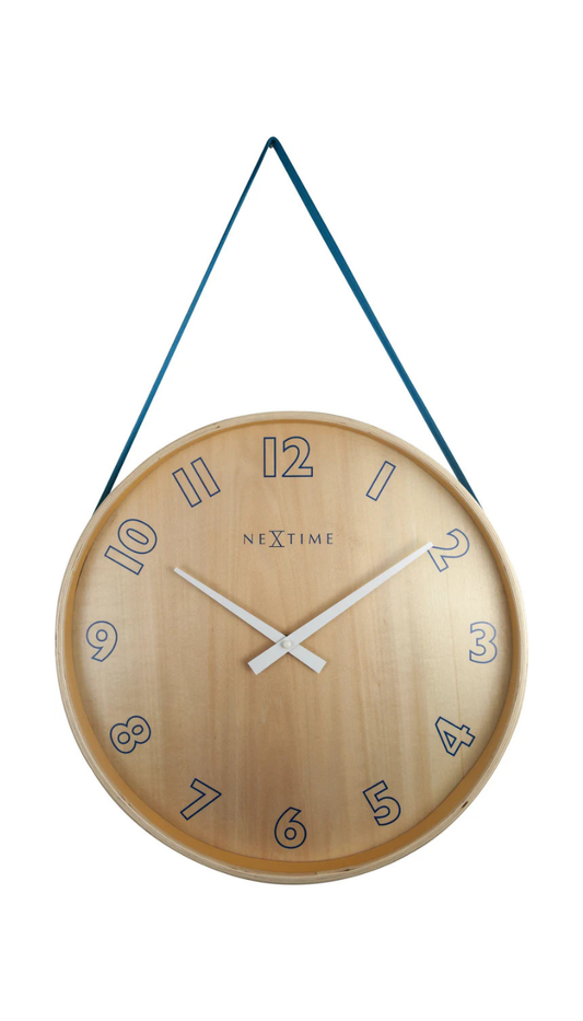 NeXtime Loop Big Blue Clock