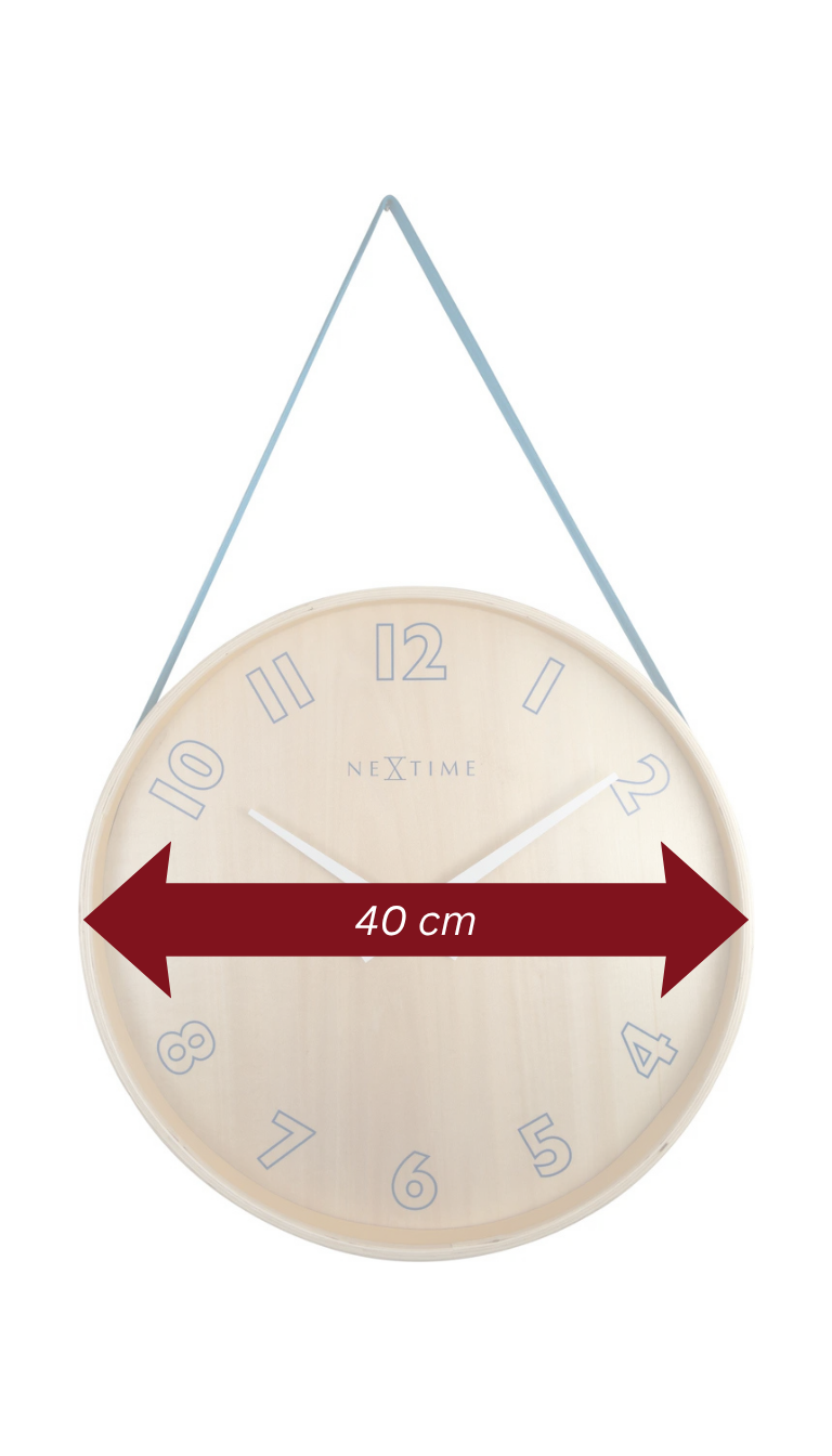 NeXtime Loop Big Blue Clock