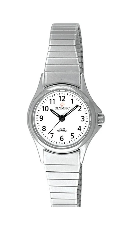 Olympic Ladies Everyday Classic Small Case with Expanding Band (silver)