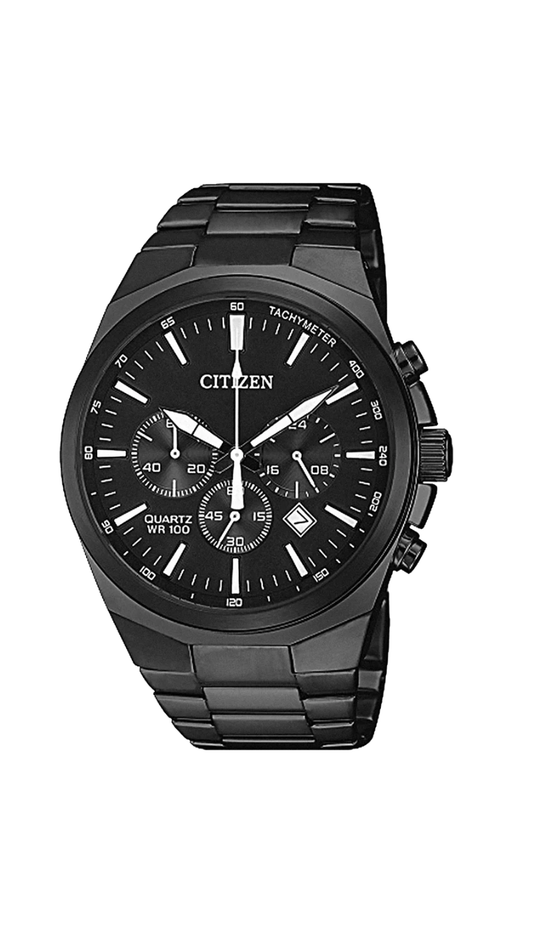 Citizen Gents Quartz Chronograph Black Dial