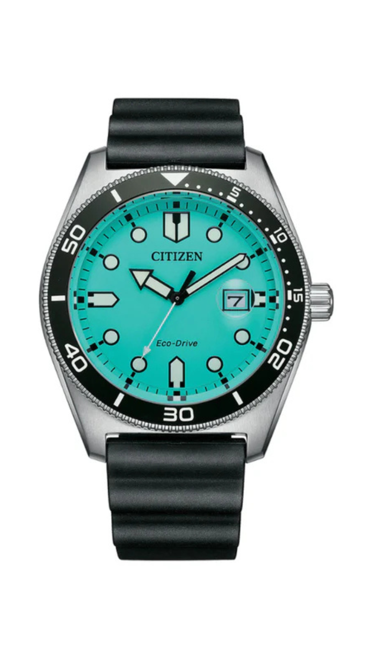 Citizen Gents Eco-Drive Dive Watch Teal Dial