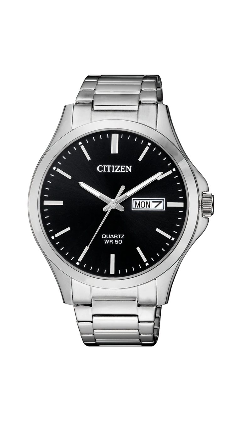Citizen Gents Quartz Stainless Steel Black Dial