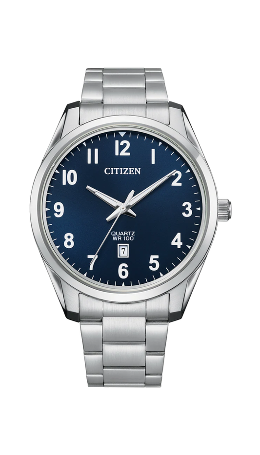 Citizen Gents Quartz Stainless Steel Blue Dial