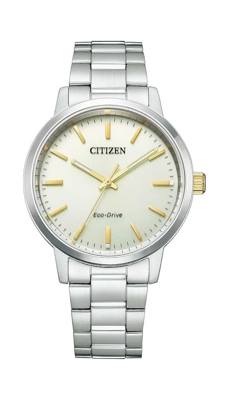 Citizen Gents Eco-Drive Stainless Steel Champagne Dial