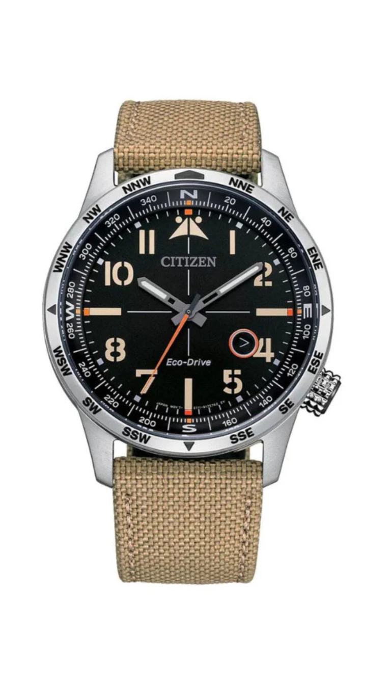 Citizen Gents Eco-Drive Aviator Fabric Strap