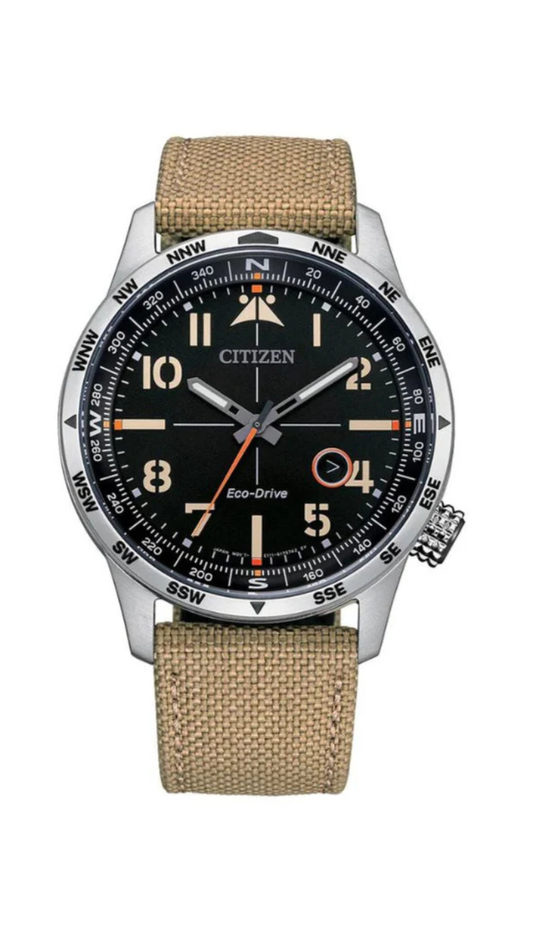 Citizen Gents Eco-Drive Aviator Fabric Strap