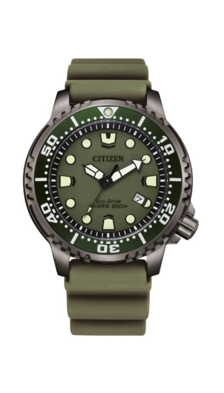 Citizen Gents Eco-Drive Dive Watch Green Dial