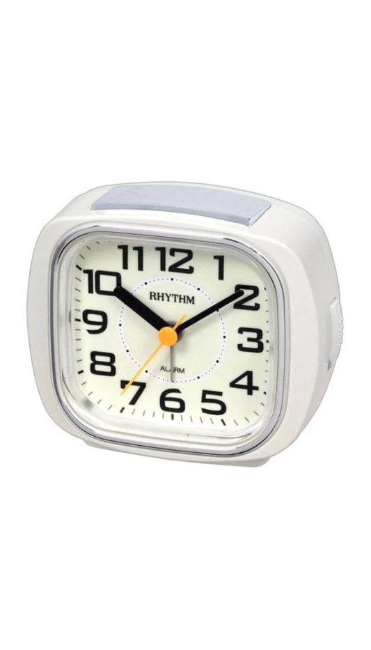 Rhythm Alarm Clock White