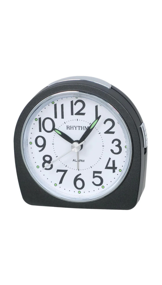 Rhythm Alarm Clock Black
