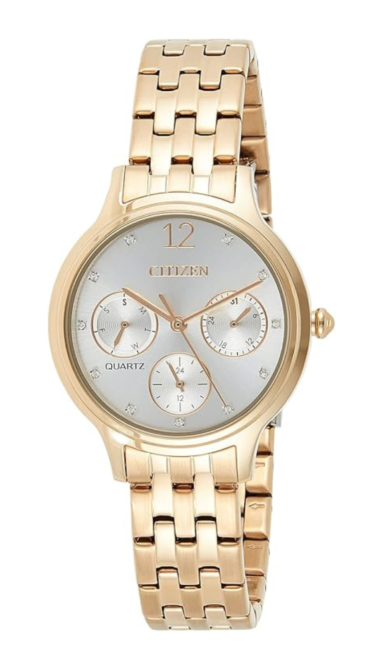 Citizen Ladies Quartz Stainless Steel Silver Dial