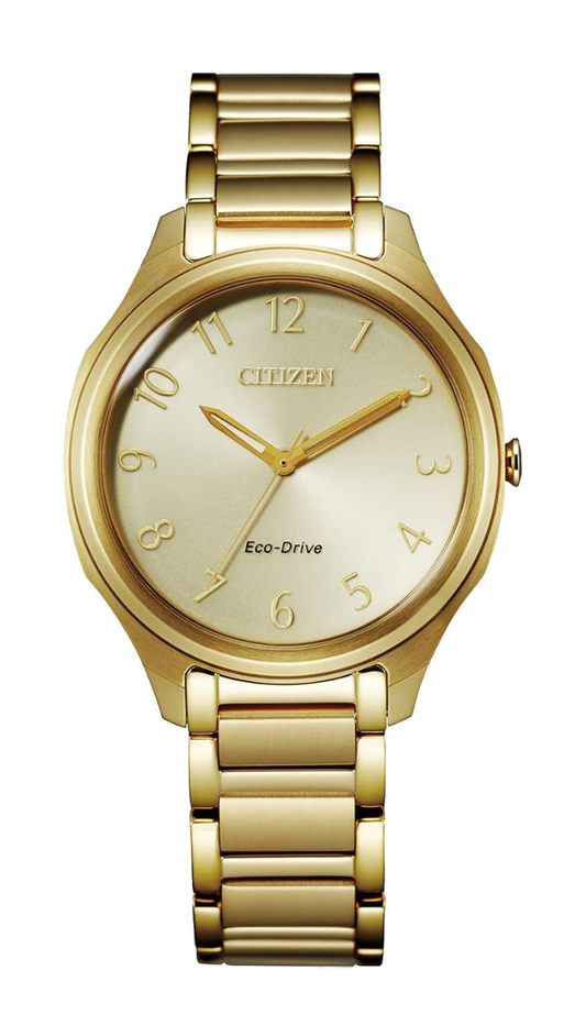 Citizen Ladies Eco-Drive Gold-tone Champagne Dial