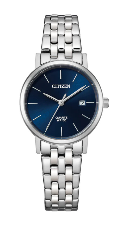 Citizen Ladies Quartz Stainless Steel Blue Dial