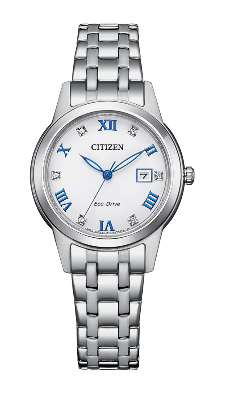 Citizen Ladies Eco-Drive Stainless Steel White Dial