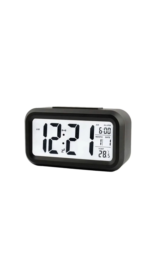 Olympic Digital Alarm Clock Black