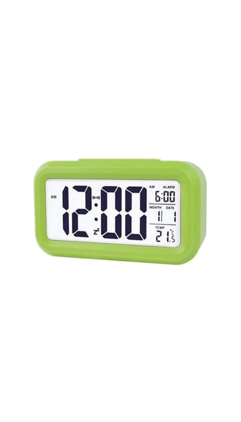 Olympic Digital Alarm Clock Green