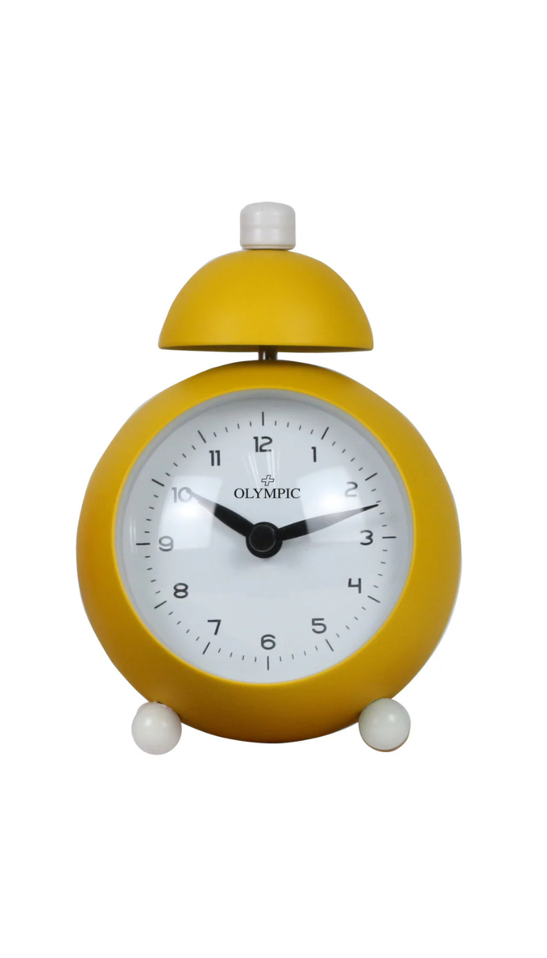 Olympic Jester Alarm Clock Yellow