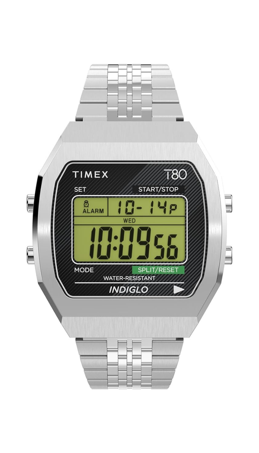 Timex Gents T80 Digital Stainless Steel