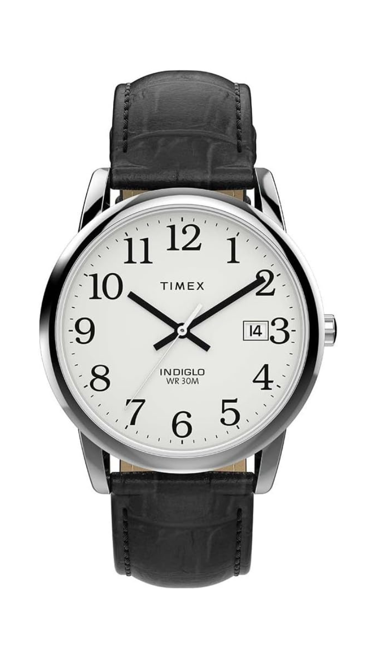 Timex Gents Easy Reader Silver
