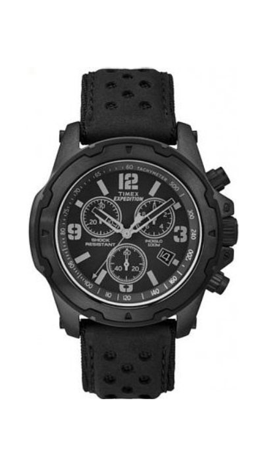 Timex Gents Expedition Sierra Chronograph Black