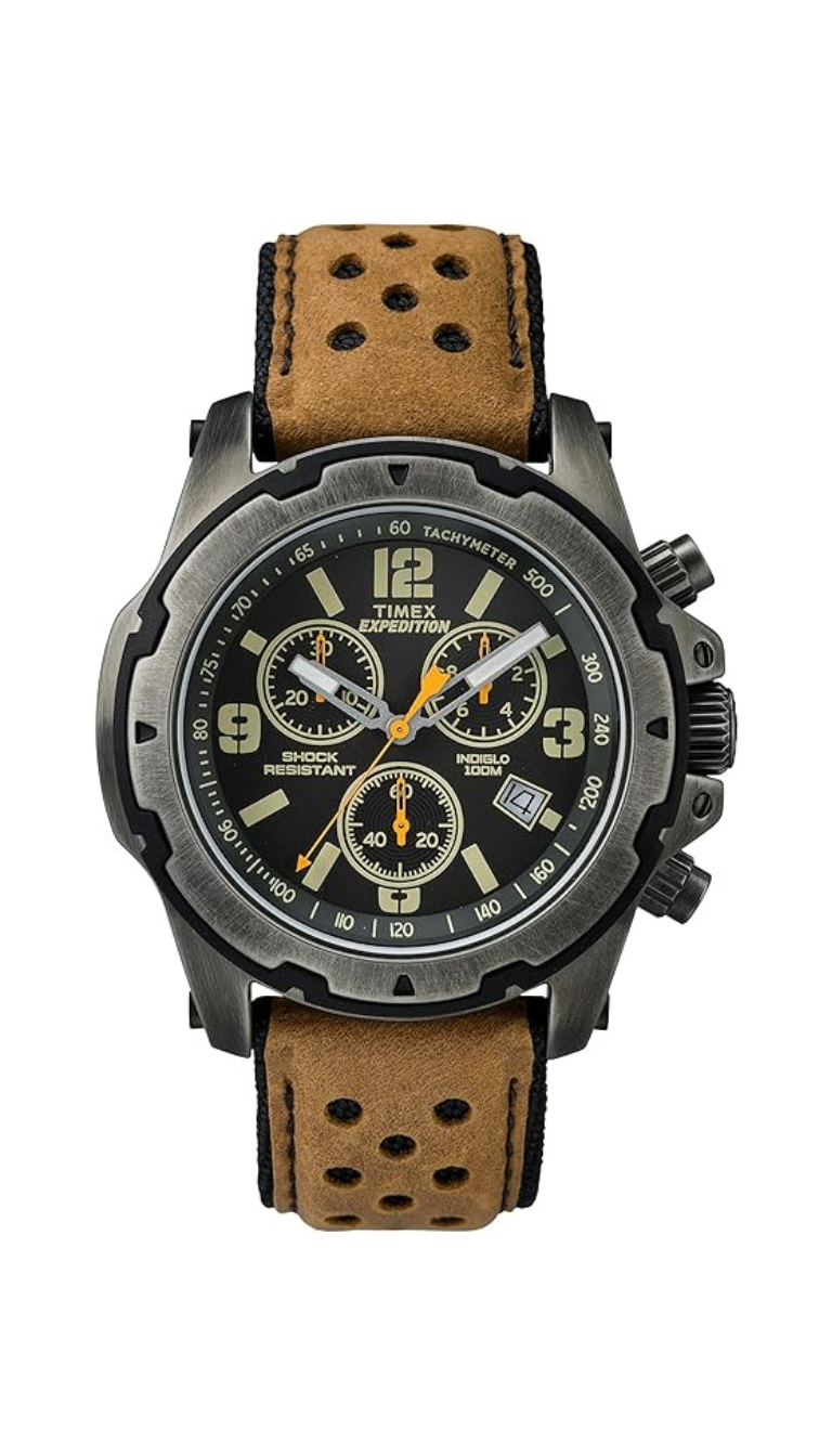 Timex Gents Expedition Sierra Chronograph Brown