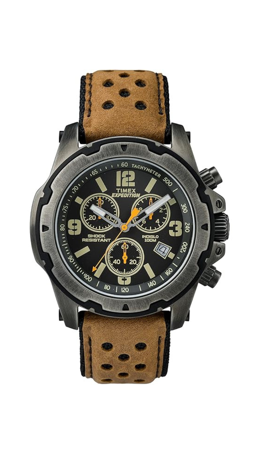 Timex Gents Expedition Sierra Chronograph Brown