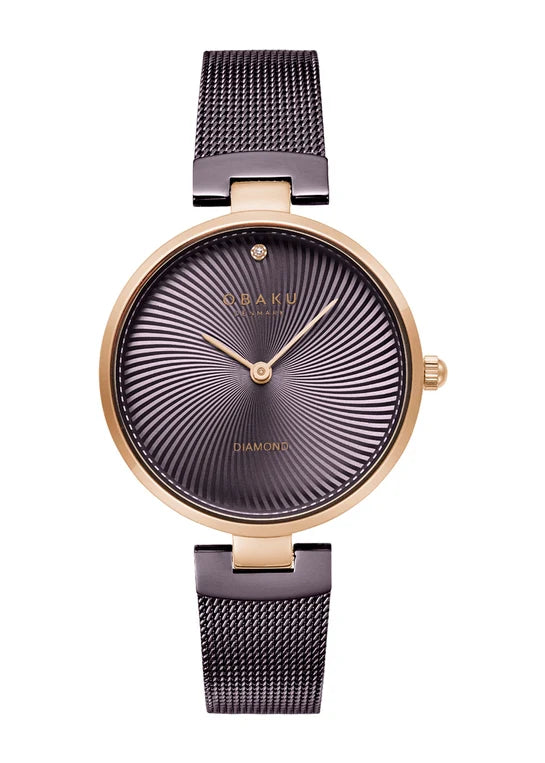 Obaku Ladies Diamant - Walnut