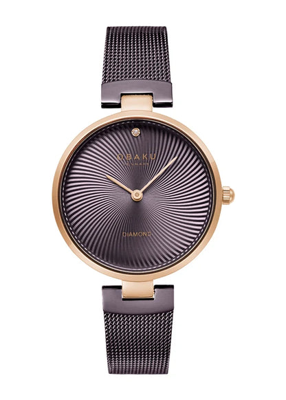 Obaku Ladies Diamant - Walnut