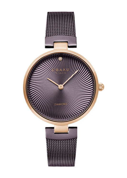 Obaku Ladies Diamant - Walnut